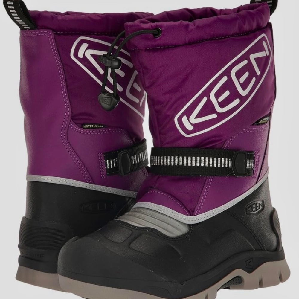 KEEN Snow Troll Insulated Waterproof Winter Boots~Charisma~Size 1 Unisex Big Kid